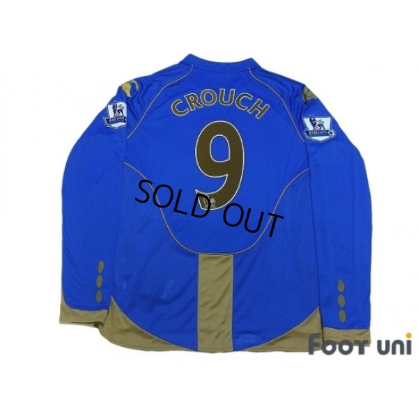 Photo2: Portsmouth 2008-2009 Home Long Sleeve Shirt #9 Crouch BARCLAYS PREMIER LEAGUE Patch/Badge w/tags