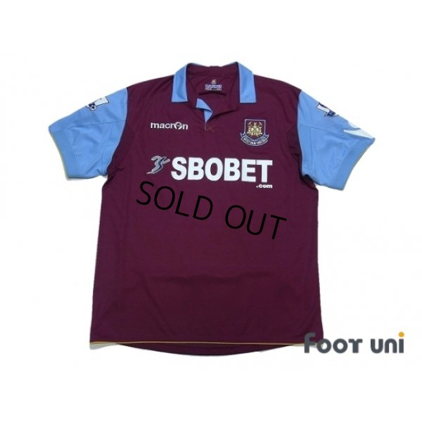 Photo1: West Ham Utd 2010-2011 Home Shirt #26 Hines Premier League Patch/Badge