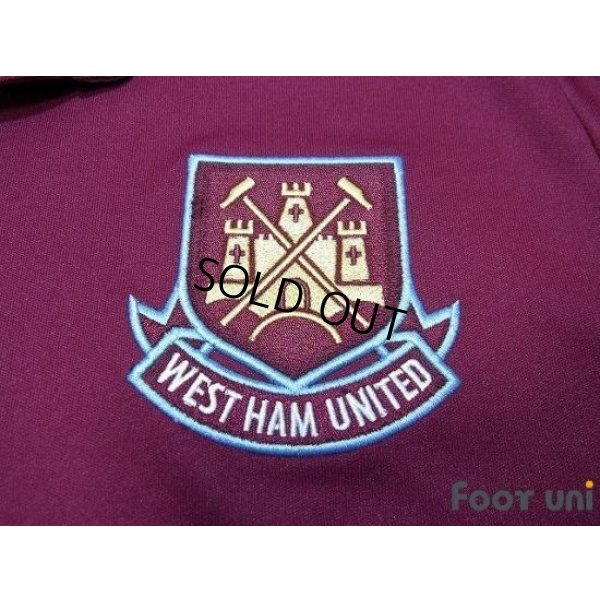 Photo6: West Ham Utd 2010-2011 Home Shirt #26 Hines Premier League Patch/Badge