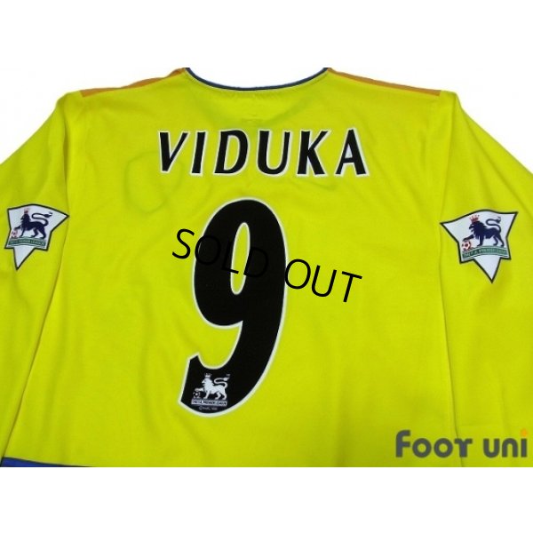 Photo4: Leeds United AFC 2002-2003 Away Long Sleeve Shirt #9 Viduka The F.A. Premier League Patch/Badge
