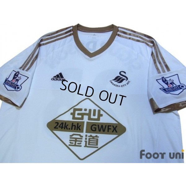 Photo3: Swansea City 2015-2016 Home Shirt #23 Sigurdsson BARCLAYS PREMIER LEAGUE Patch/Badge