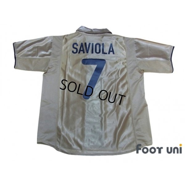 Photo2: Barcelona 2001-2003 Away Shirt #7 Saviola