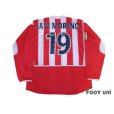 Photo2: Atletico Madrid 2002-2003 Home L/S Shirt #19 Javi Moreno LFP Patch/Badge (2)