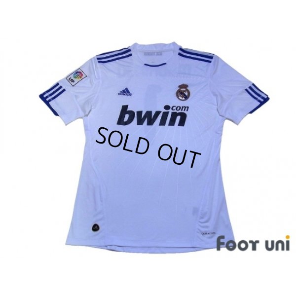 Photo1: Real Madrid 2010-2011 Home Shirt #1 Mourinho LFP Patch/Badge