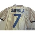 Photo4: Barcelona 2001-2003 Away Shirt #7 Saviola