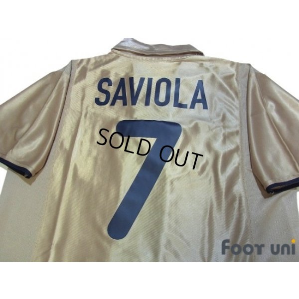 Photo4: Barcelona 2001-2003 Away Shirt #7 Saviola