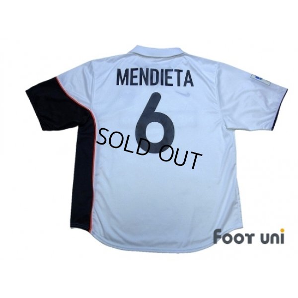 Photo2: Valencia 2001-2002 Home Shirt #6 Mendieta LFP Patch/Badge