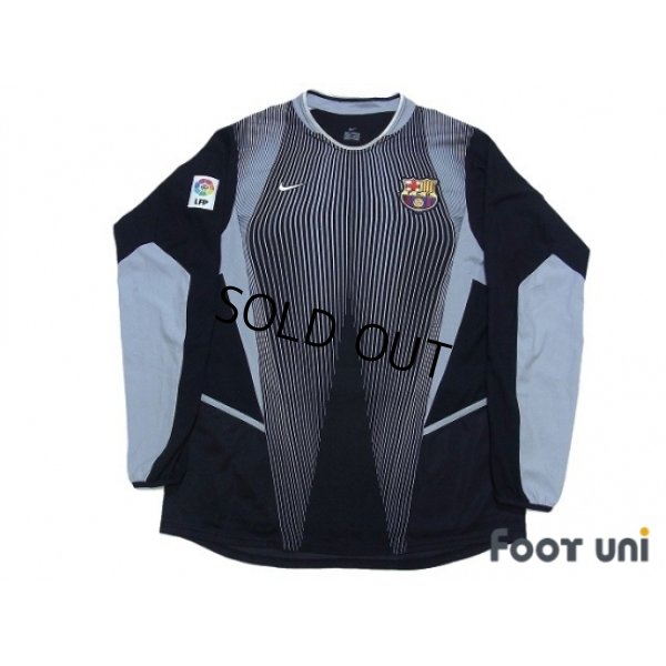 Photo1: Barcelona 2002-2003 GK Long Sleeve Shirt LFP Patch/Badge