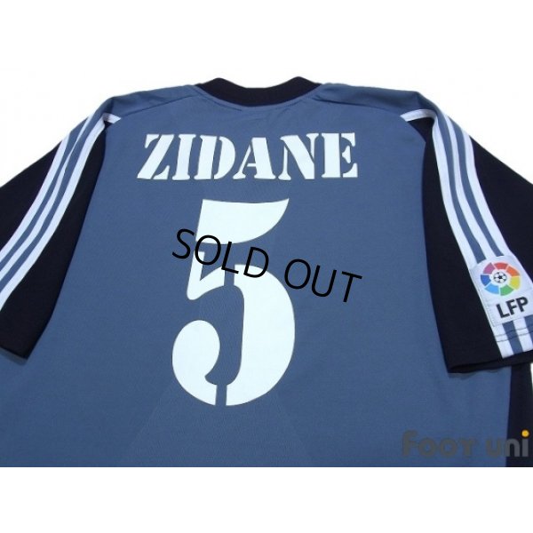 Photo4: Real Madrid 2001-2002 Away Shirt #5 Zidane LFP Patch/Badge