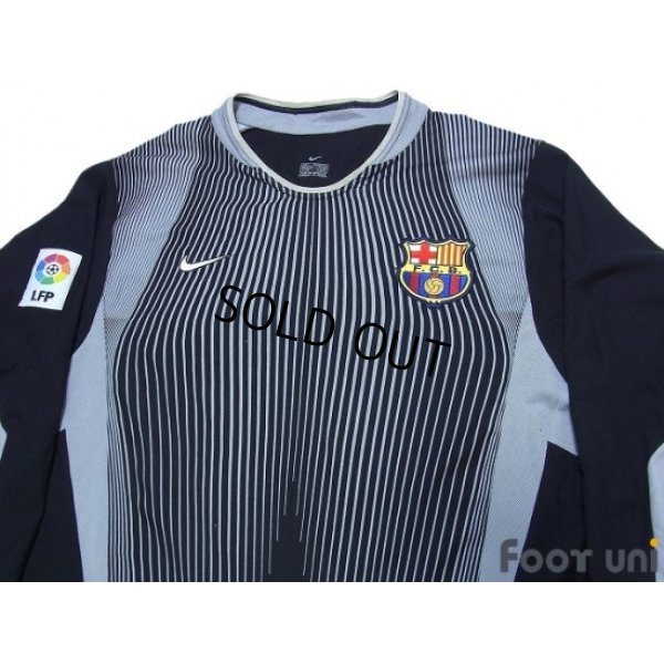Photo3: Barcelona 2002-2003 GK Long Sleeve Shirt LFP Patch/Badge