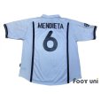 Photo2: Valencia 2000-2001 Home Shirt #6 Mendieta Champions League Patch/Badge (2)