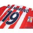 Photo3: Atletico Madrid 2002-2003 Home L/S Shirt #19 Javi Moreno LFP Patch/Badge (3)