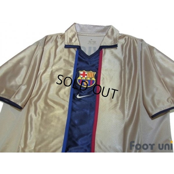 Photo3: Barcelona 2001-2003 Away Shirt #7 Saviola
