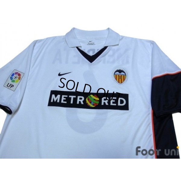 Photo3: Valencia 2001-2002 Home Shirt #6 Mendieta LFP Patch/Badge