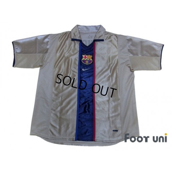 Photo1: Barcelona 2001-2003 Away Shirt #7 Saviola