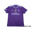 Photo1: Real Madrid 2016-2017 Away Shirt LFP Patch/Badge FIFA World Club Cup Champions 2016 Patch/Badge (1)