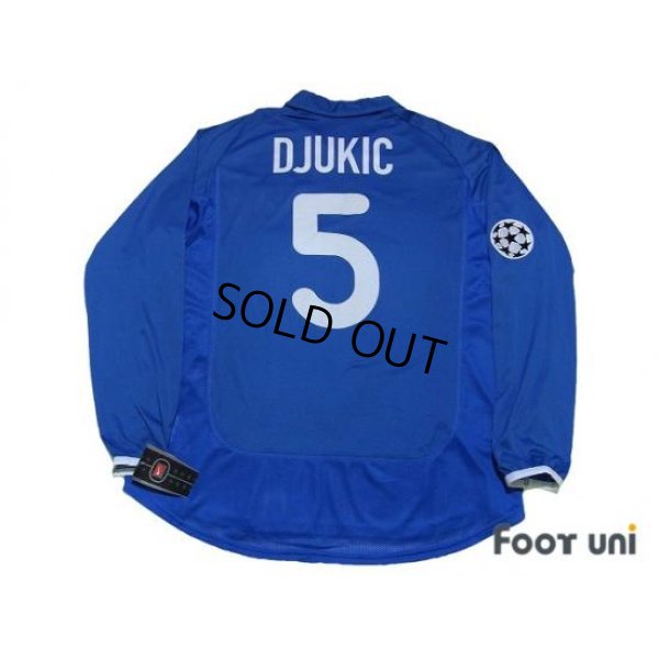 Photo2: Valencia 2000-2001 3RD Player Long Sleeve Shirt #5 Djukic Champions League Patch/Badge w/tags