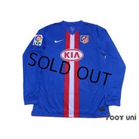 Atletico Madrid 2010-2011 Away Player Long Sleeve Shirt #7 Forlan LFP Patch/Badge