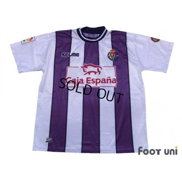 Photo1: Real Valladolid 1999-2000 Home Shirt #25 Jo LFP Patch/Badge