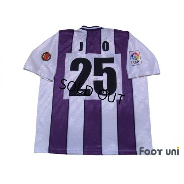 Photo2: Real Valladolid 1999-2000 Home Shirt #25 Jo LFP Patch/Badge