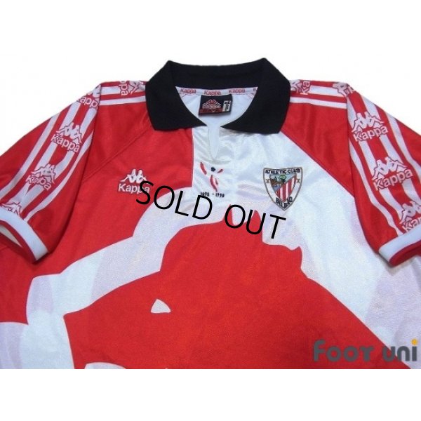 Photo3: Athletic Bilbao 1998-1999 Centenario Home Shirt