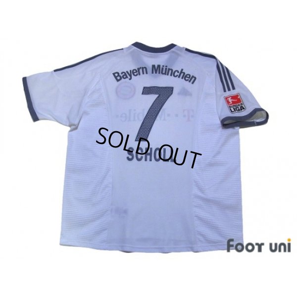 Photo2: Bayern Munchen 2002-2003 Away Shirt #7 Scholl Bundesliga Patch/Badge