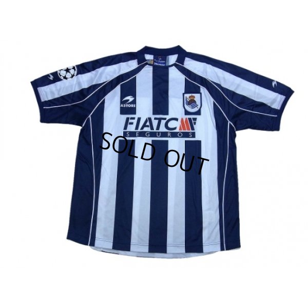 Photo1: Real Sociedad 2003-2004 Home Shirt Champions League Patch/Badge w/tags