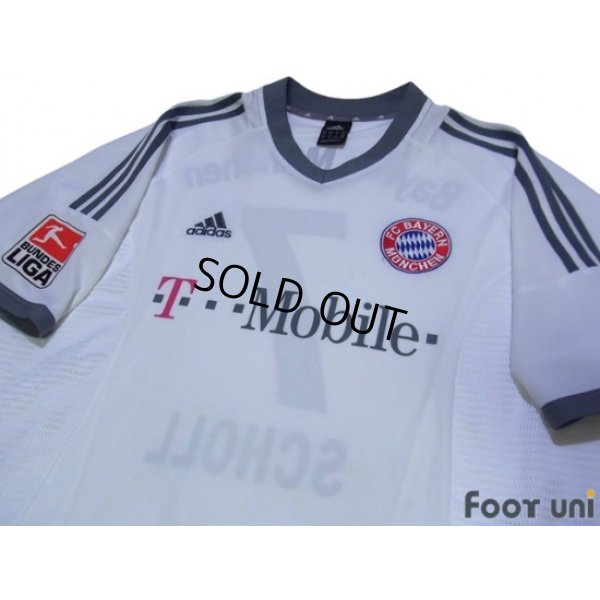 Photo3: Bayern Munchen 2002-2003 Away Shirt #7 Scholl Bundesliga Patch/Badge