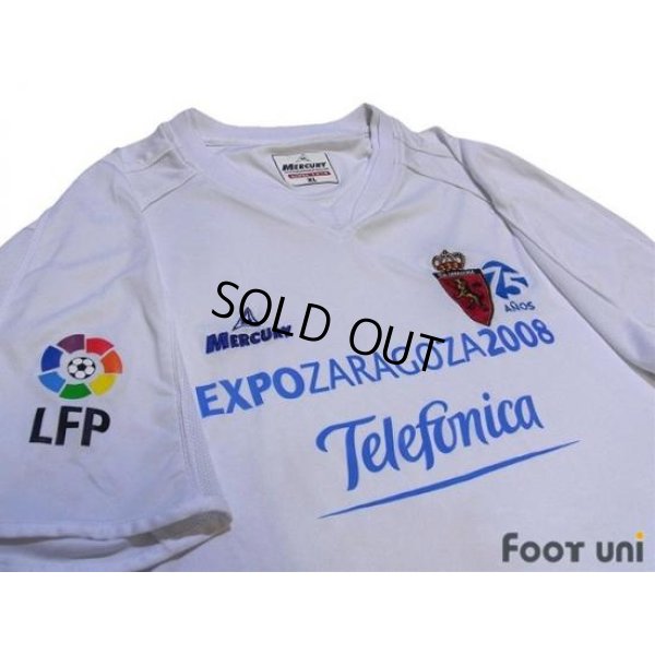 Photo3: Real Zaragoza 2007-2008 Home Shirt