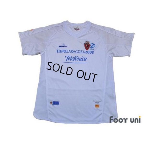 Photo1: Real Zaragoza 2007-2008 Home Shirt