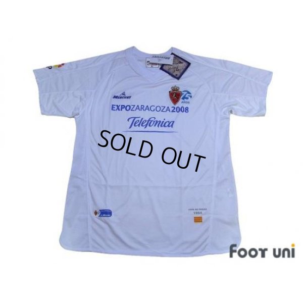 Photo1: Real Zaragoza 2007-2008 Home Shirt w/tags