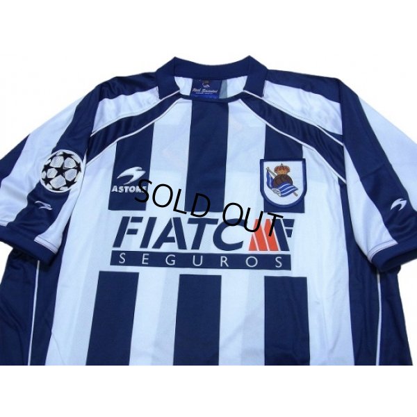 Photo3: Real Sociedad 2003-2004 Home Shirt Champions League Patch/Badge w/tags