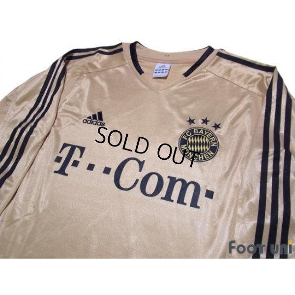 Photo3: Bayern Munchen 2004-2005 Away Long Sleeve Shirt