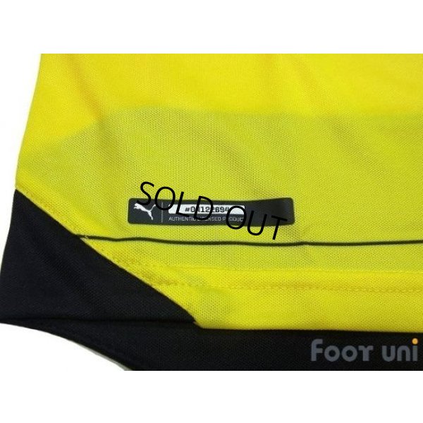 Photo6: Borussia Dortmund 2015-2016 Home Long Sleeve Shirt Bundesliga Patch/Badge Hermes Patch/Badge
