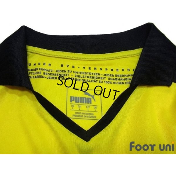 Photo4: Borussia Dortmund 2015-2016 Home Long Sleeve Shirt Bundesliga Patch/Badge Hermes Patch/Badge