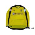 Photo1: Borussia Dortmund 2015-2016 Home Long Sleeve Shirt Bundesliga Patch/Badge Hermes Patch/Badge (1)