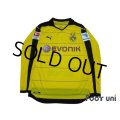 Borussia Dortmund 2015-2016 Home Long Sleeve Shirt Bundesliga Patch/Badge Hermes Patch/Badge