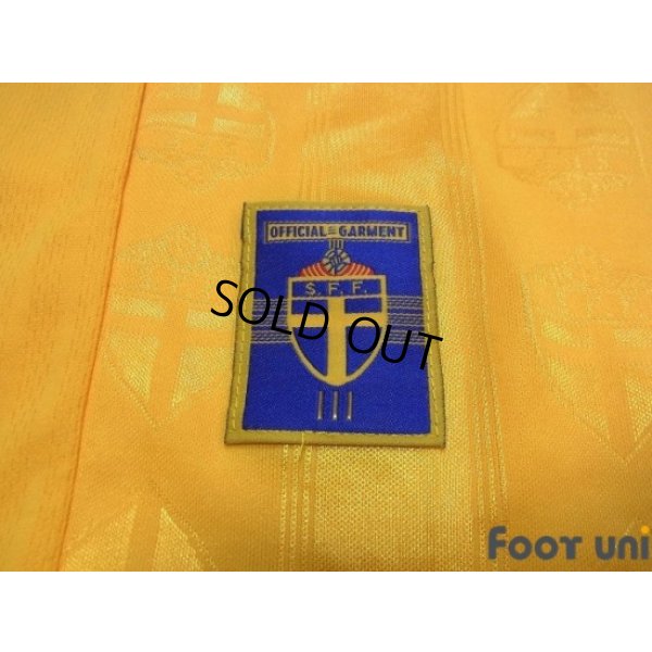 Photo7: Sweden 1998 Home Shirt #3 Patrik Andersson