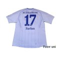 Photo2: Schalke04 2011-2012 Away Shirt #17 Farfan Bundesliga Patch/Badge Hermes Patch/Badge (2)