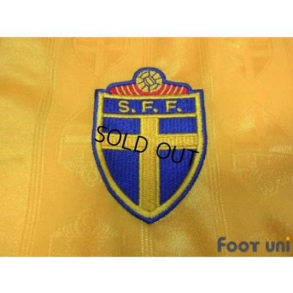 Photo6: Sweden 1998 Home Shirt #3 Patrik Andersson