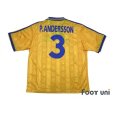 Photo2: Sweden 1998 Home Shirt #3 Patrik Andersson (2)