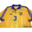 Photo3: Sweden 1998 Home Shirt #3 Patrik Andersson