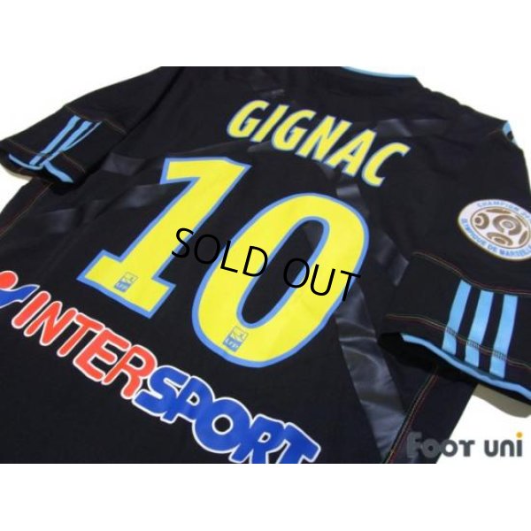 Photo3: Olympique Marseille 2010-2011 3rd Player Techfit Shirt #10 Gignac Olympique Marseille Champion 2010 Patch/Badge