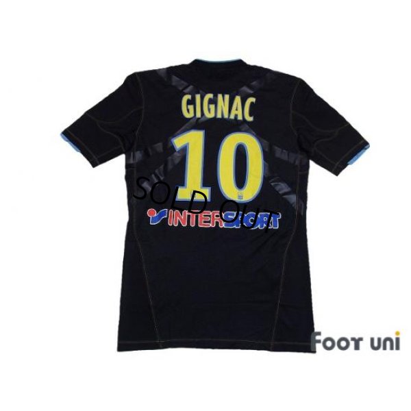 Photo2: Olympique Marseille 2010-2011 3rd Player Techfit Shirt #10 Gignac Olympique Marseille Champion 2010 Patch/Badge