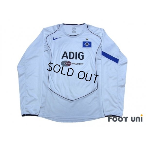 Photo1: Hamburger SV 2004-2005 Home Long Sleeve Shirt
