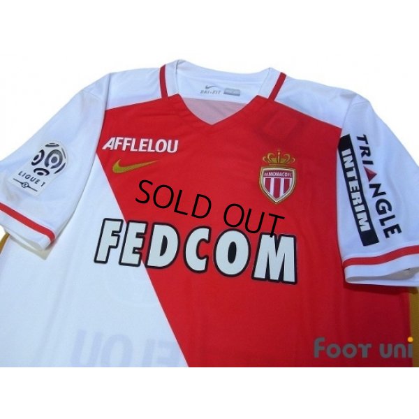 Photo3: AS Monaco 2015-2016 Home Shirt #28 Toulalan Ligue 1 Patch/Badge w/tags