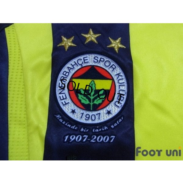 Photo5: Fenerbahce 2007-2008 Home Shirt w/tags