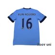 Photo2: Manchester City 2014-2015 Home Shirt #16 Kun Aguero Champions Barclays Premier League Patch/Badge (2)