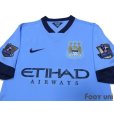 Photo3: Manchester City 2014-2015 Home Shirt #16 Kun Aguero Champions Barclays Premier League Patch/Badge