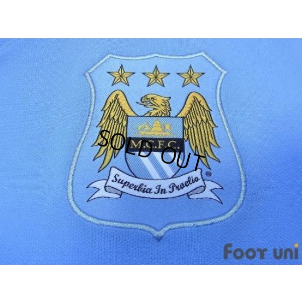 Photo6: Manchester City 2014-2015 Home Shirt #16 Kun Aguero Champions Barclays Premier League Patch/Badge